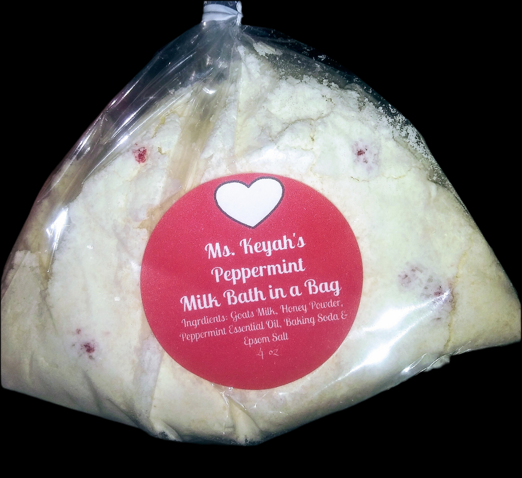 Peppermint Milk Bath ❤️🤍