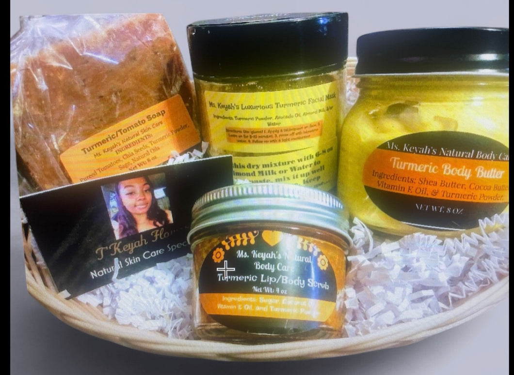 Turmeric Skin Care Basket 🌟🧡